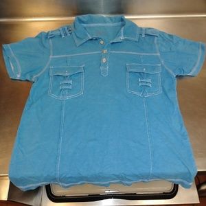 BKE Medium Blue Polo Shirt!
